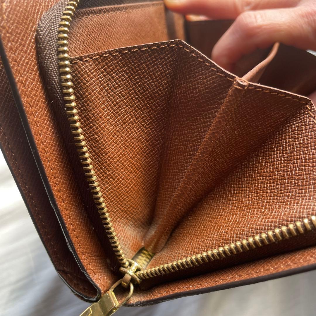 廃盤★希少LOUIS VUITTON ポルト パピエ ジップ モノグラム 折財布