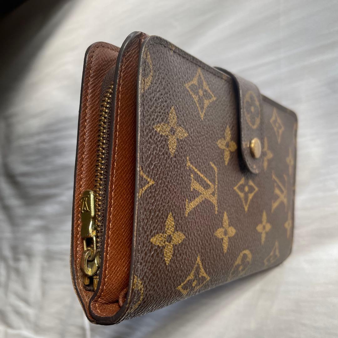 廃盤★希少LOUIS VUITTON ポルト パピエ ジップ モノグラム 折財布