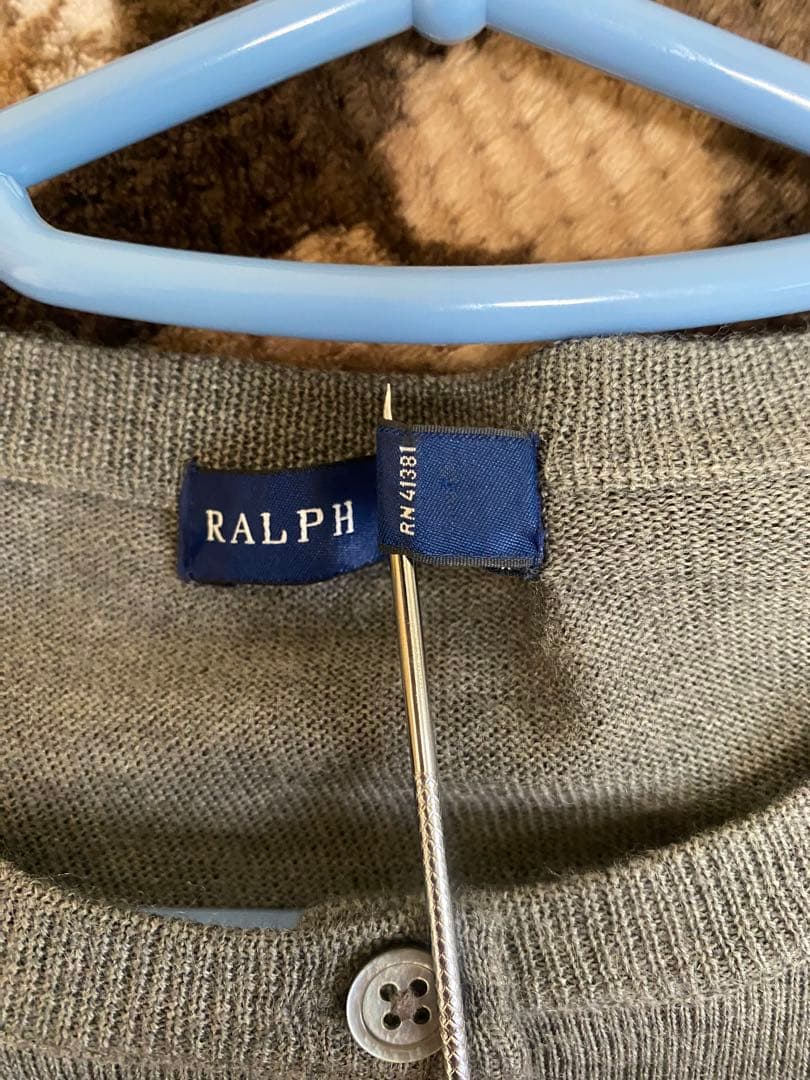 Ralph Lauren グレー カーディガン美品