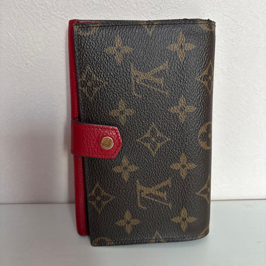 Louis Vuitton 二つ折り財布 レッド/モノグラム
