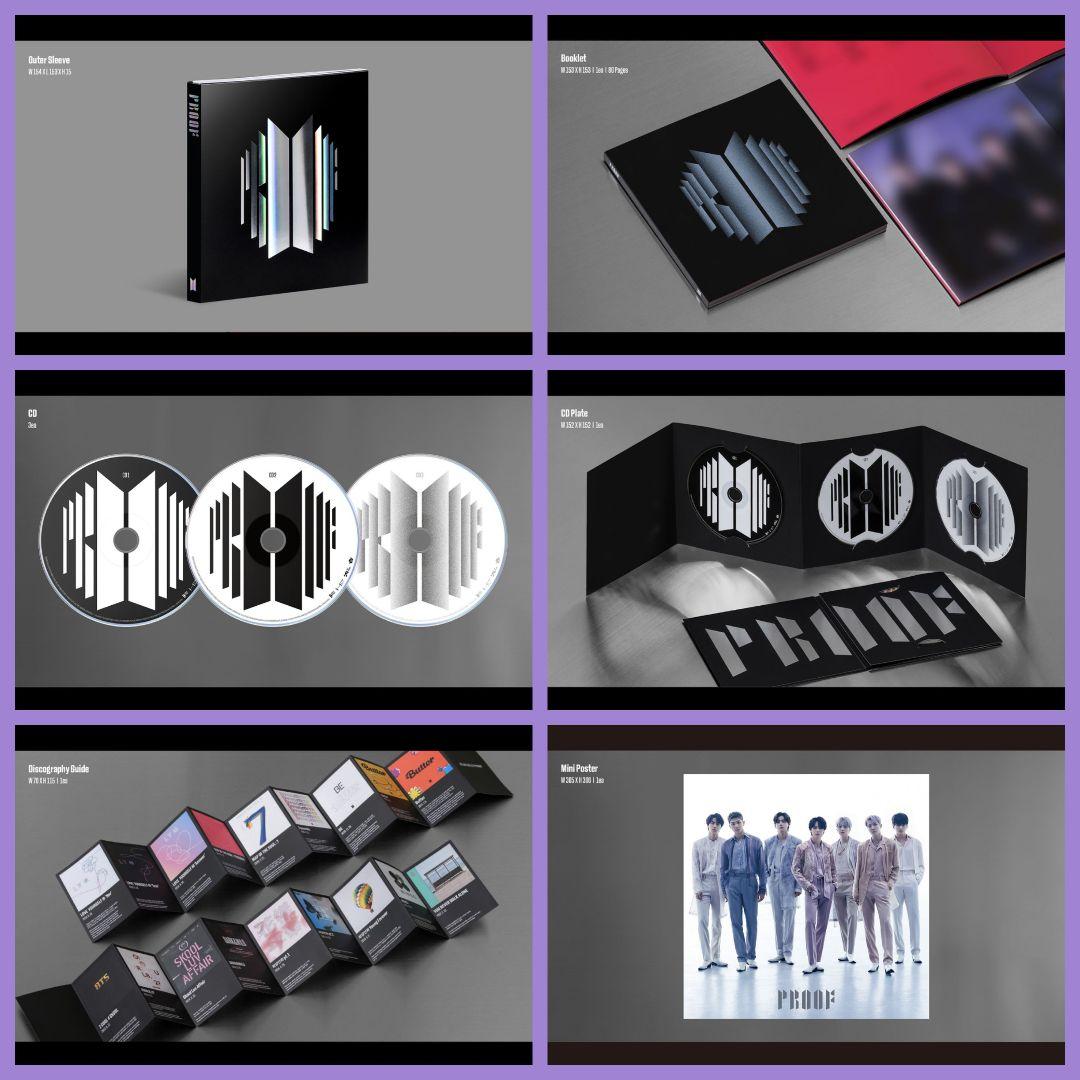 【公式】BTS Proof 2形態セット ランダムなし 初回限定ポスターつき