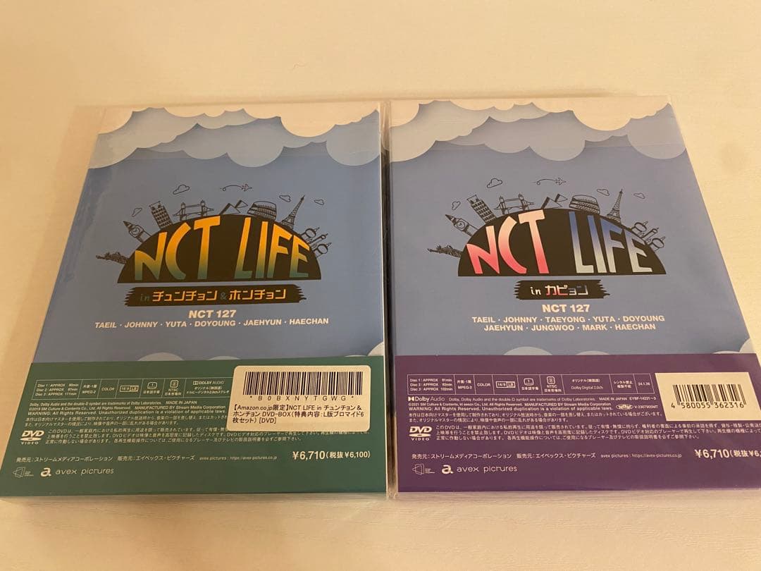 NCT 127 DVD NCT LIFE 2種セット 初回版 未視聴