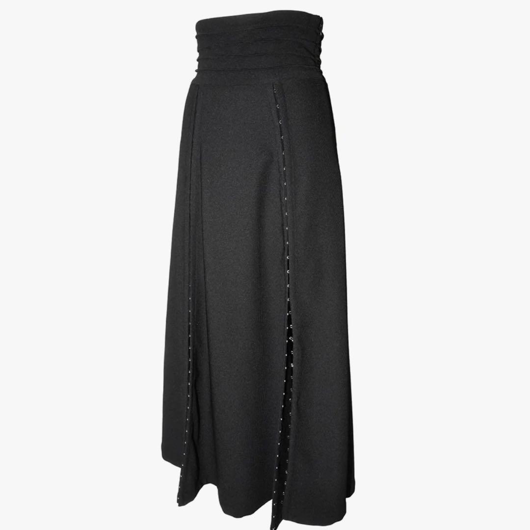 スカート Melt the lady front hook flare skirt