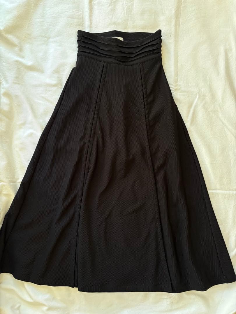 スカート Melt the lady front hook flare skirt
