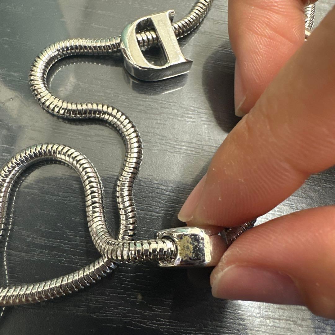 Dior スネークチェーンネックレス