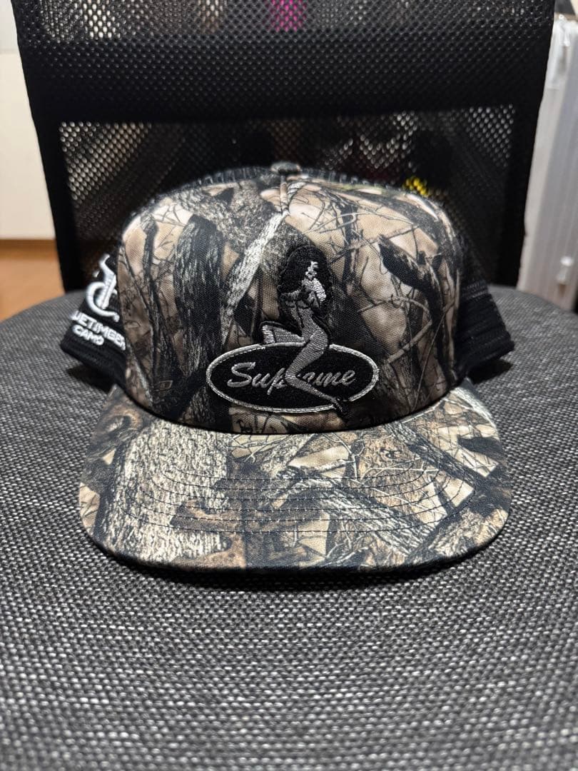 Supreme Pinup Mesh Back 5-Panel キャップ カモ