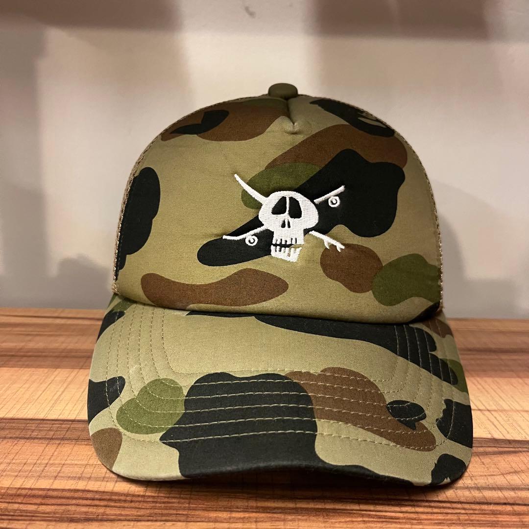 Stussy x bape キャップ