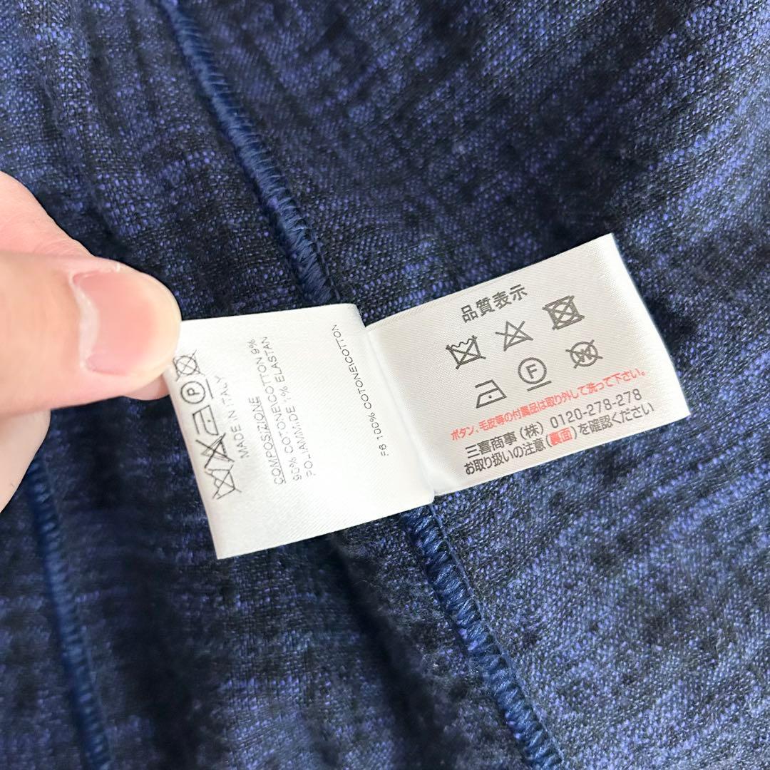 T-jacket イタリア製　リネン　テーラードジャケット　アンコンジャケット