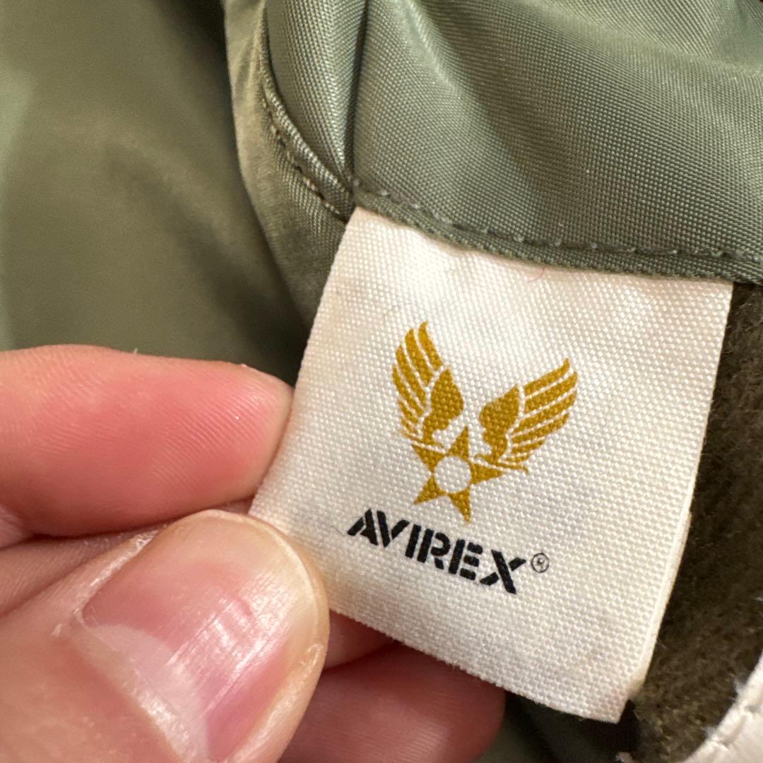 オ*ラ様 AVIREX MA-1 フライトジャケット オリーブ
