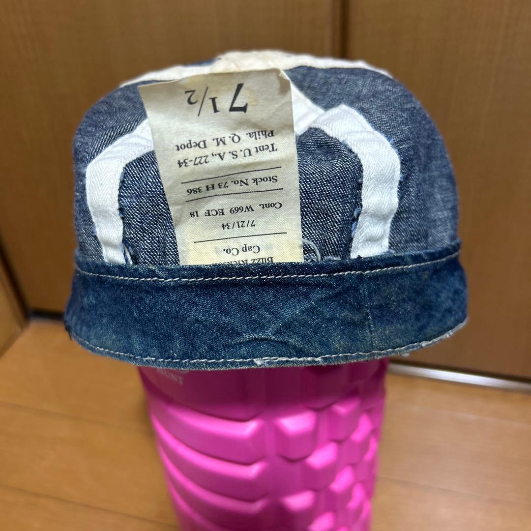 て*つ様 BUZZ RICKSONS デニムキャップ