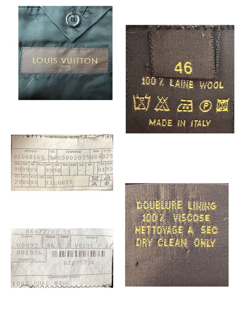 LOUIS VUITTON ルイ ヴィトン セットアップ スーツ 46 M〜L程