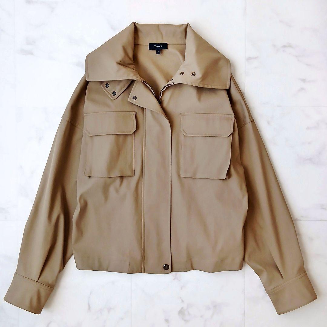 極美品 セオリー Essential Twill Belt Cargoジャケット