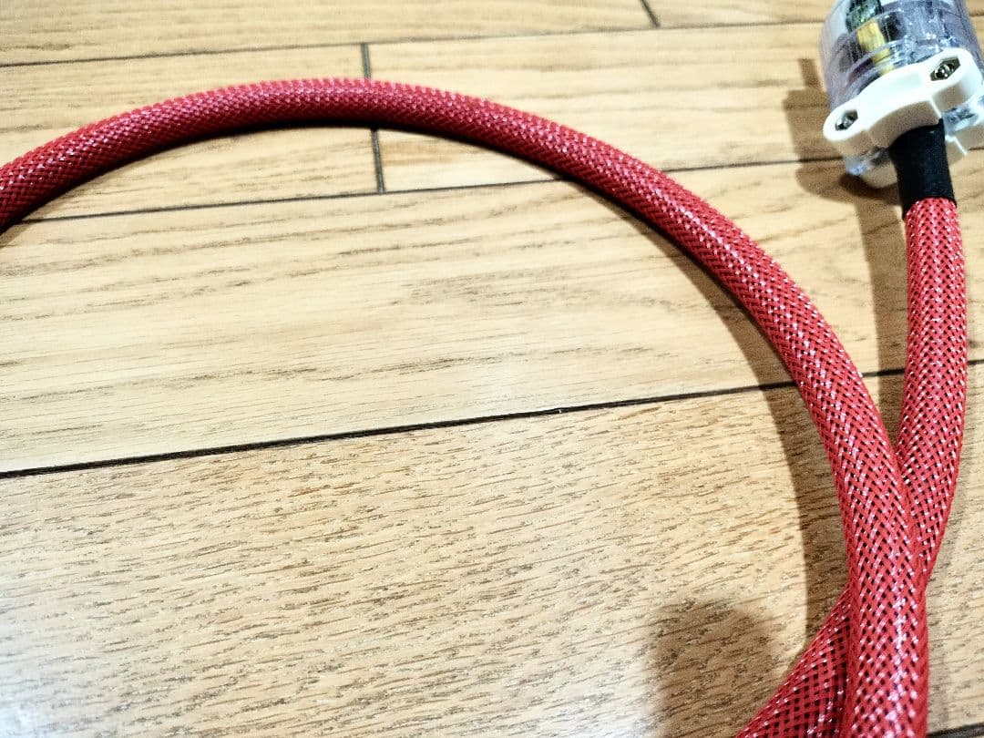 amormet装着 oyaide PC-23 使用 自作電源ケーブル 約1.2m