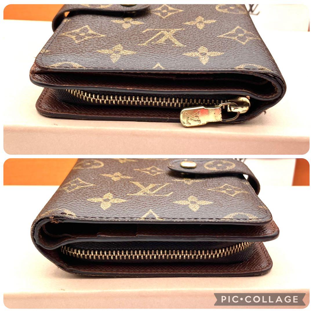 【新品仕様】 ルイヴィトン モノグラム ポルトパピエジップ 折り財布