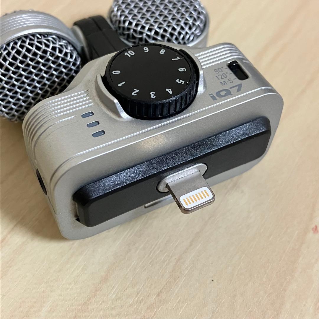 ZOOM ズーム MSステレオマイクロフォン iPhone iPad 用 iQ7