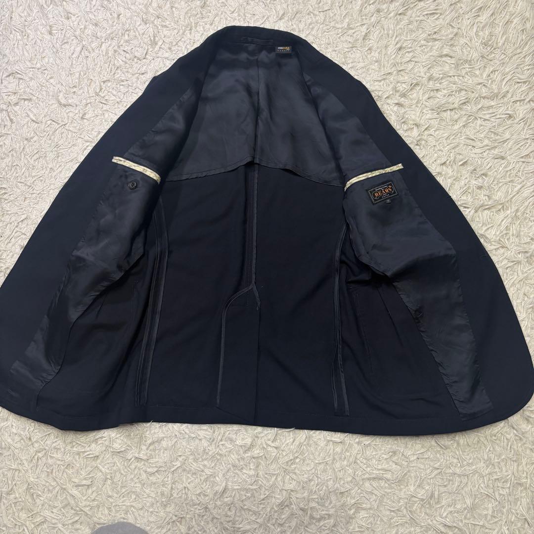 ◎極美品 ビームスプラス コンバットウール 金ボタン 紺ブレ CORDURA M