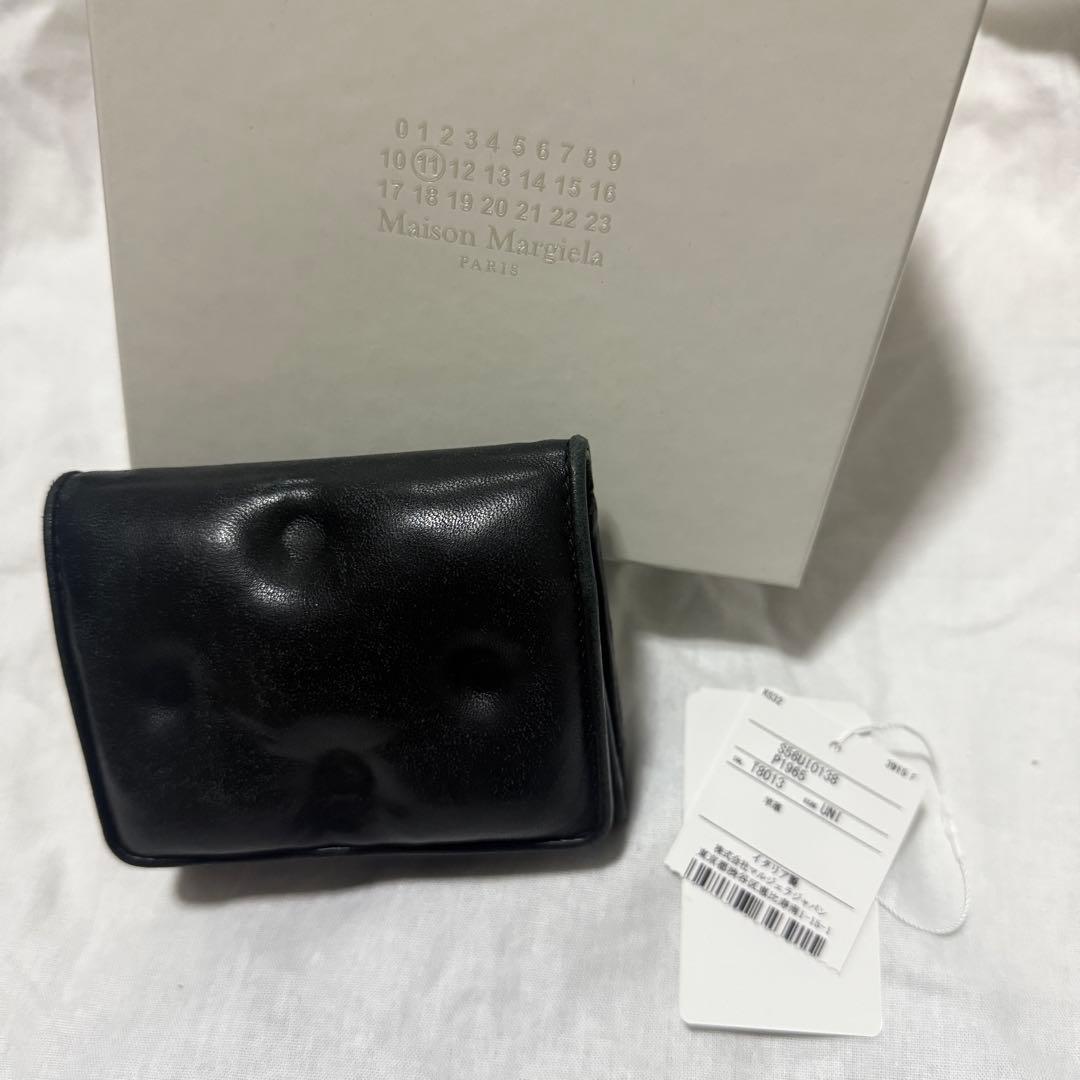 Maison Margiela ブラック 三つ折り財布