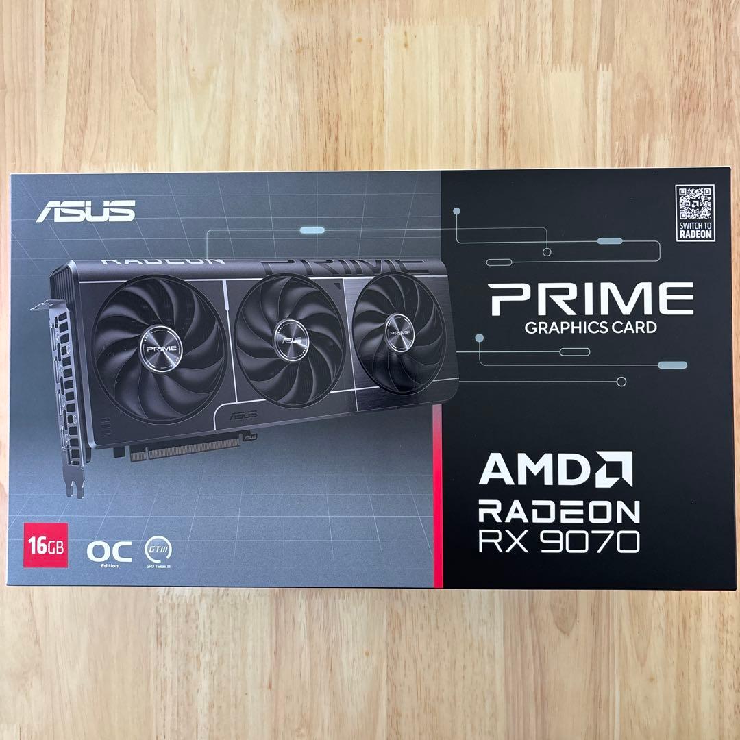グラフィックボード・グラボ・ビデオカード ASUS PRIME RADEON RX9070