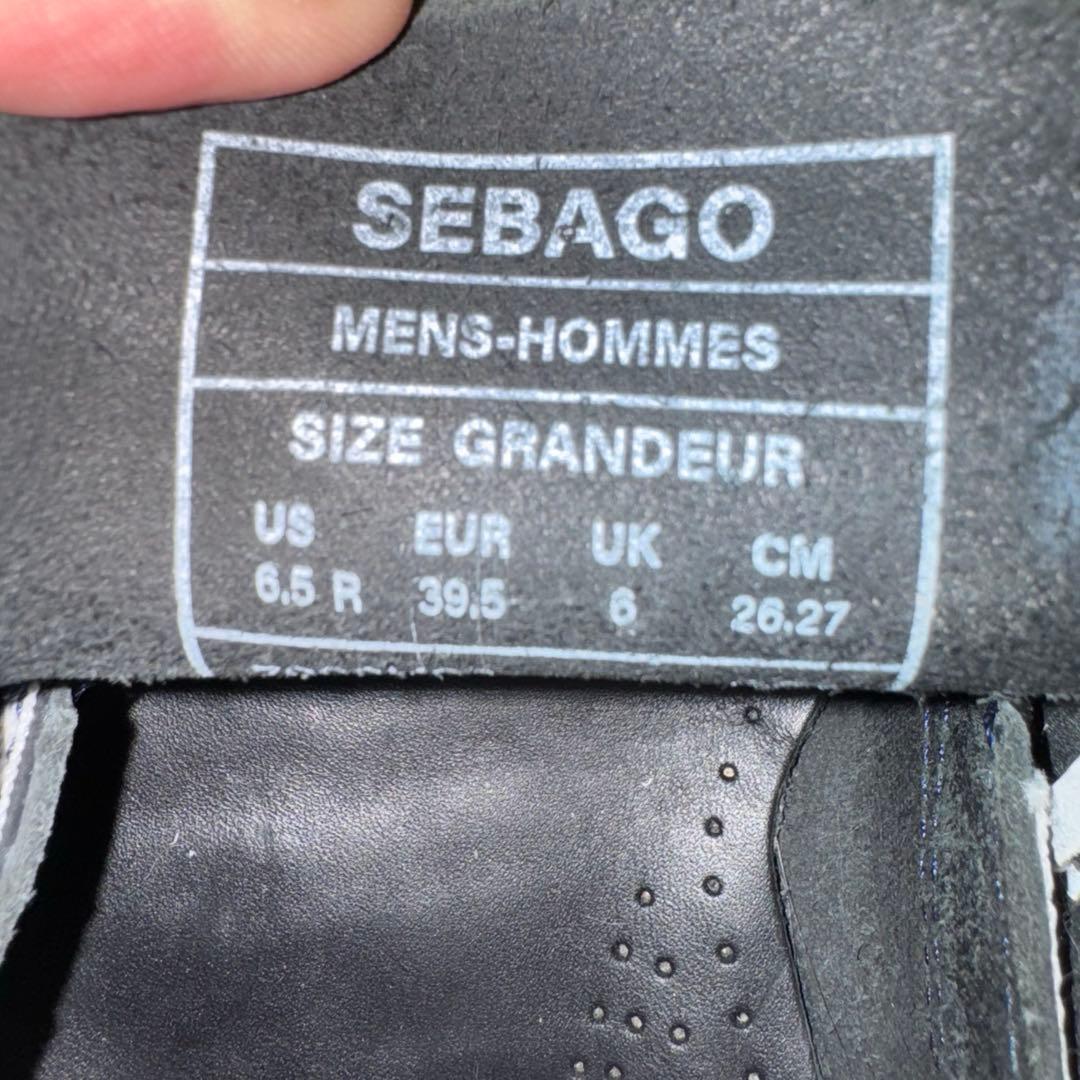 セバゴ　デッキシューズ　サイズUK6 ネイビー　sebago