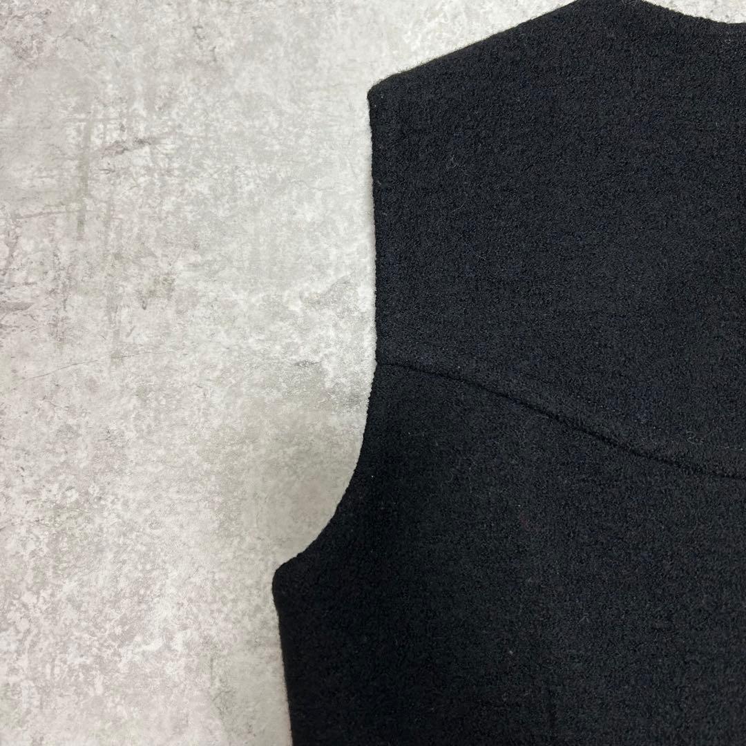 CARVEN ウールワンピース　ノースリーブ　ジップデザイン　36