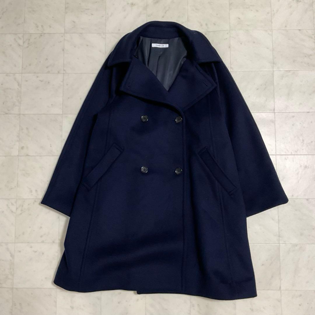 B.C STOCK シンプリティエ ✨美品✨Wビーバーテントライントレンチコート