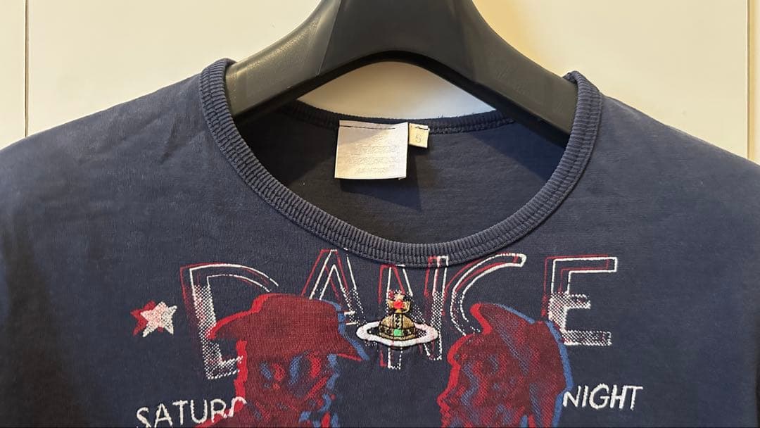 【Vivienne Westwood】カウボーイＴシャツ　紺/sizeS