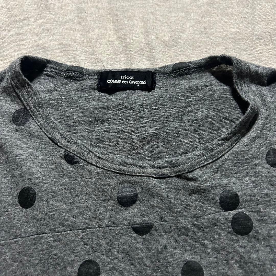 toricot comme des garcons 水玉　フリンジ　tシャツ