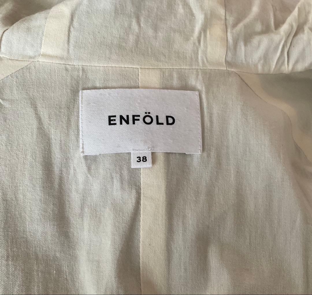 ENFOLD PEストレッチ BOXフーデットCOAT