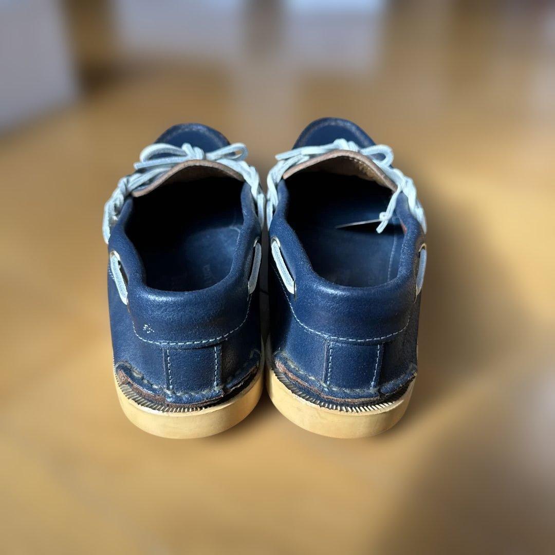 ユケテンキャンプモックsize８HＤクロームエクセルワクックスド革ソール黄ばみ有
