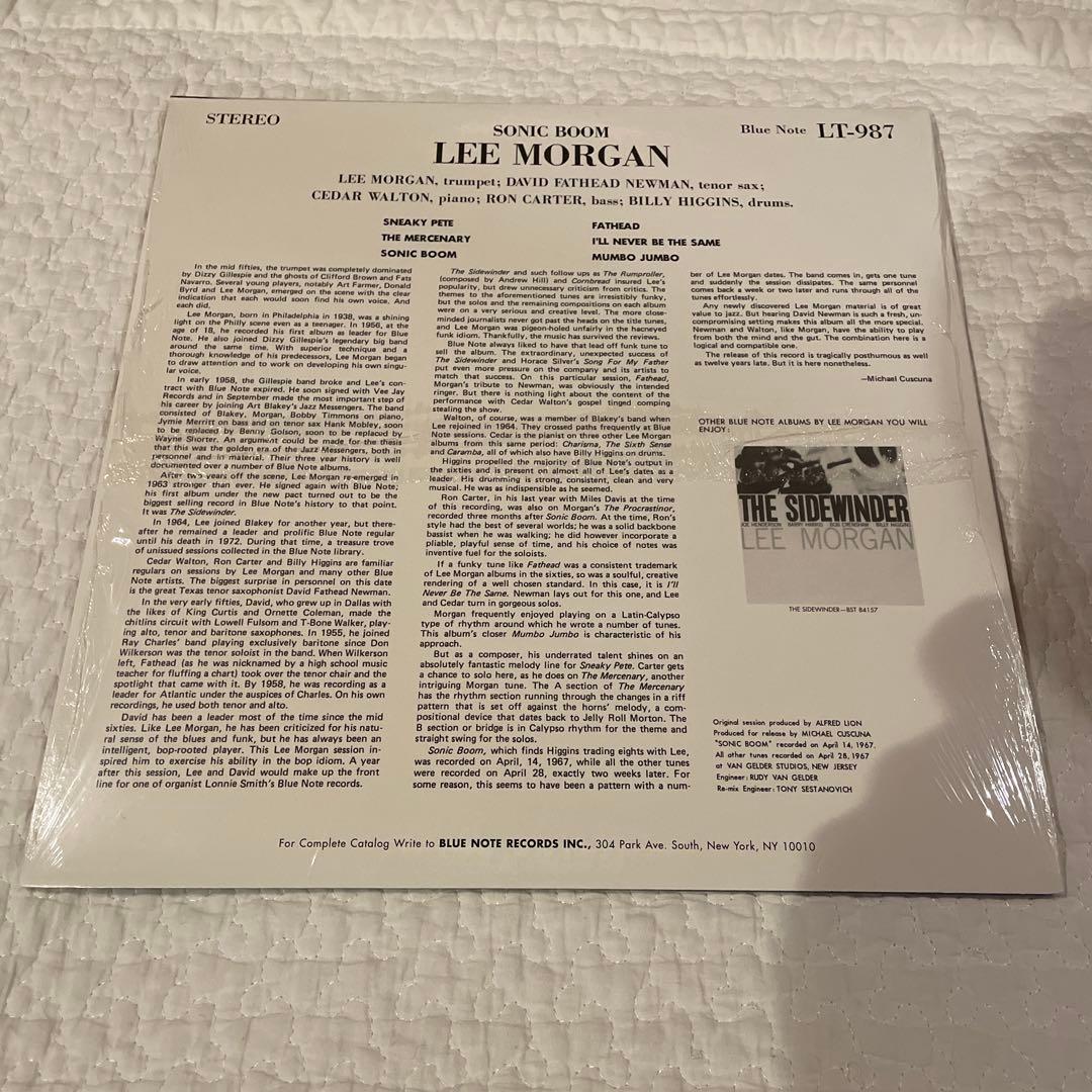 Lee Morgan – Sonic Boom LP blue note US盤
