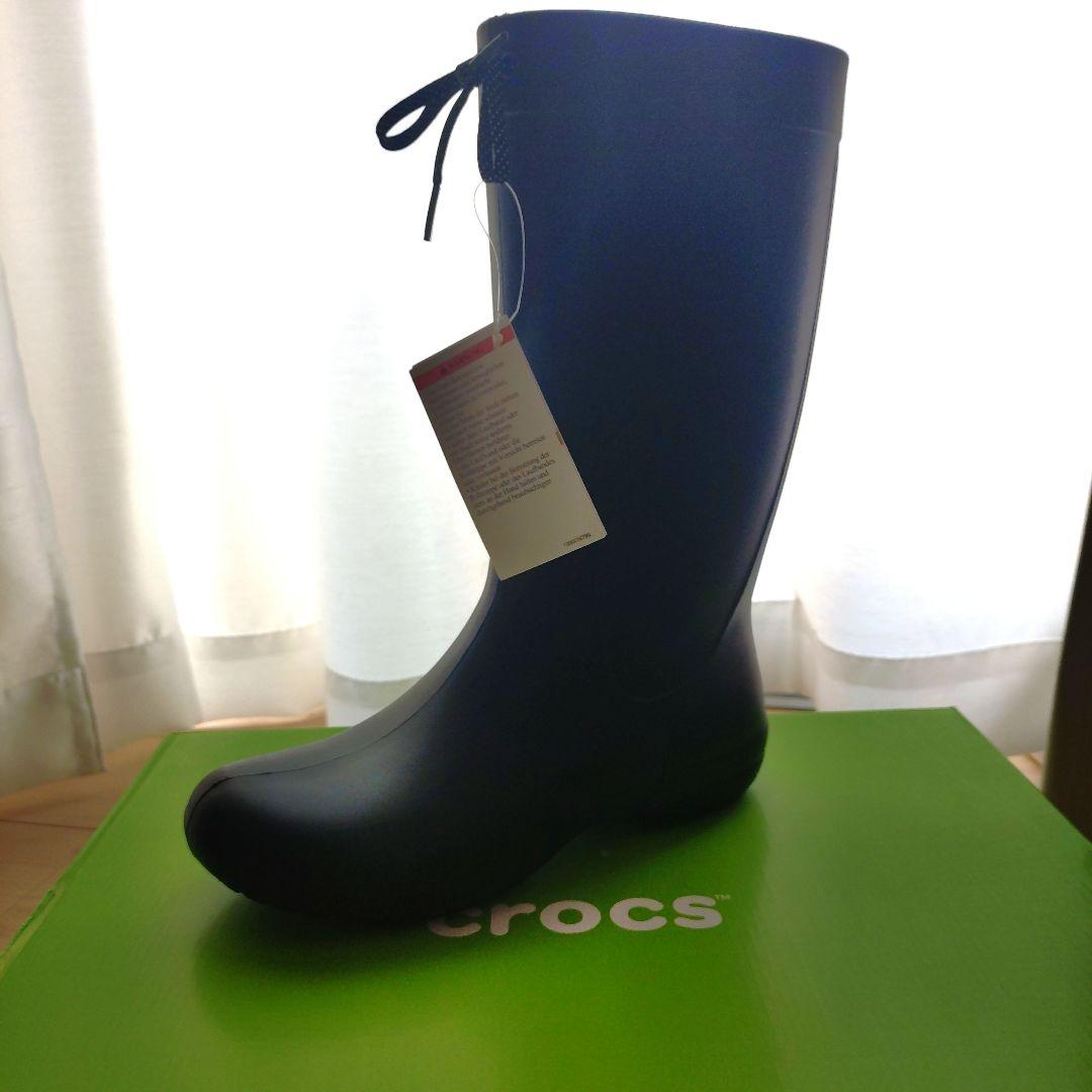 crocs freestall rain boot ブラック US6