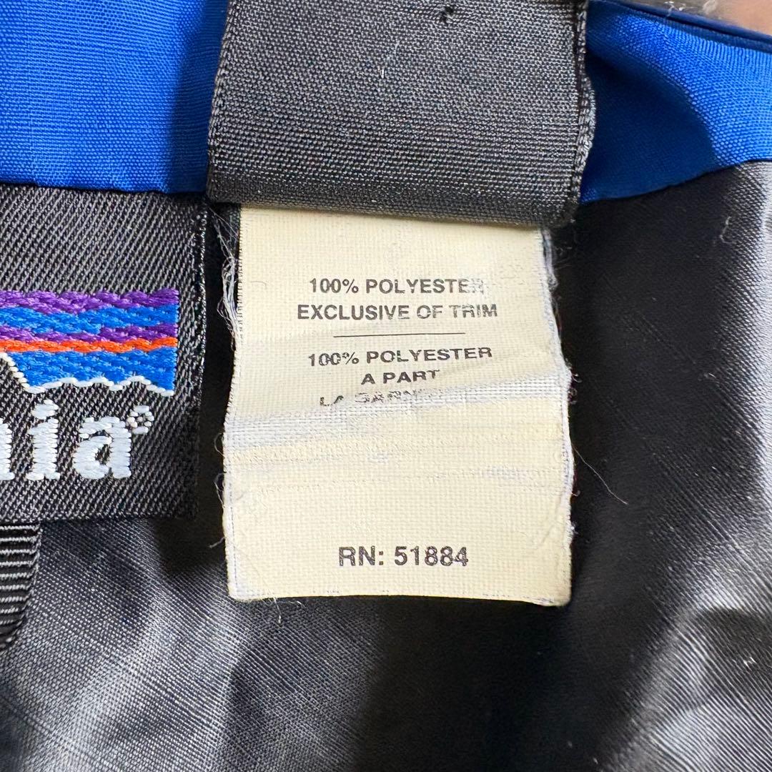 00s patagonia ベロシティ　シェル　ベスト　リップストップ地