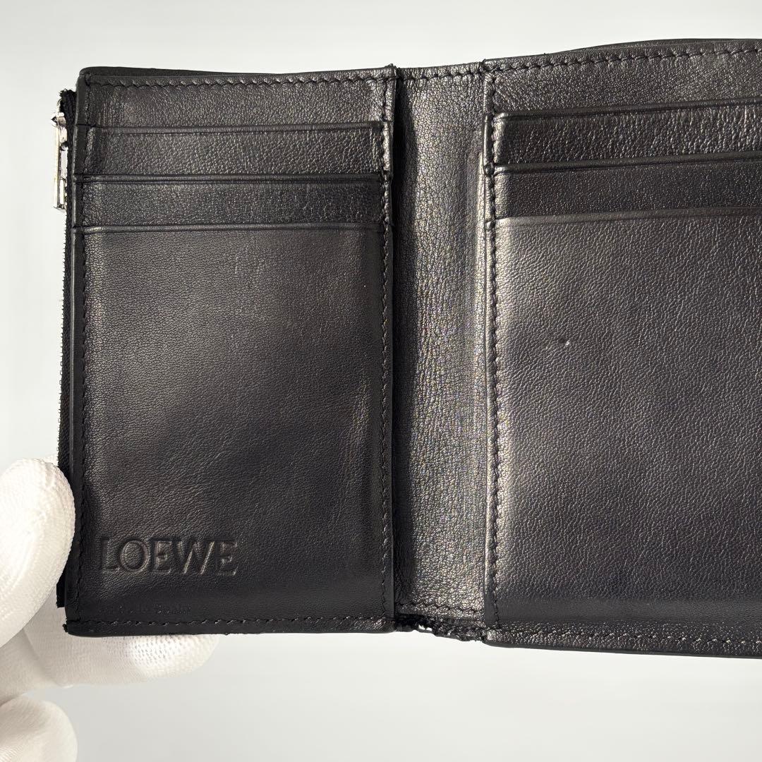 美品✨️LOEWE ロエベ 三つ折り財布 バーティカルウォレット 財布