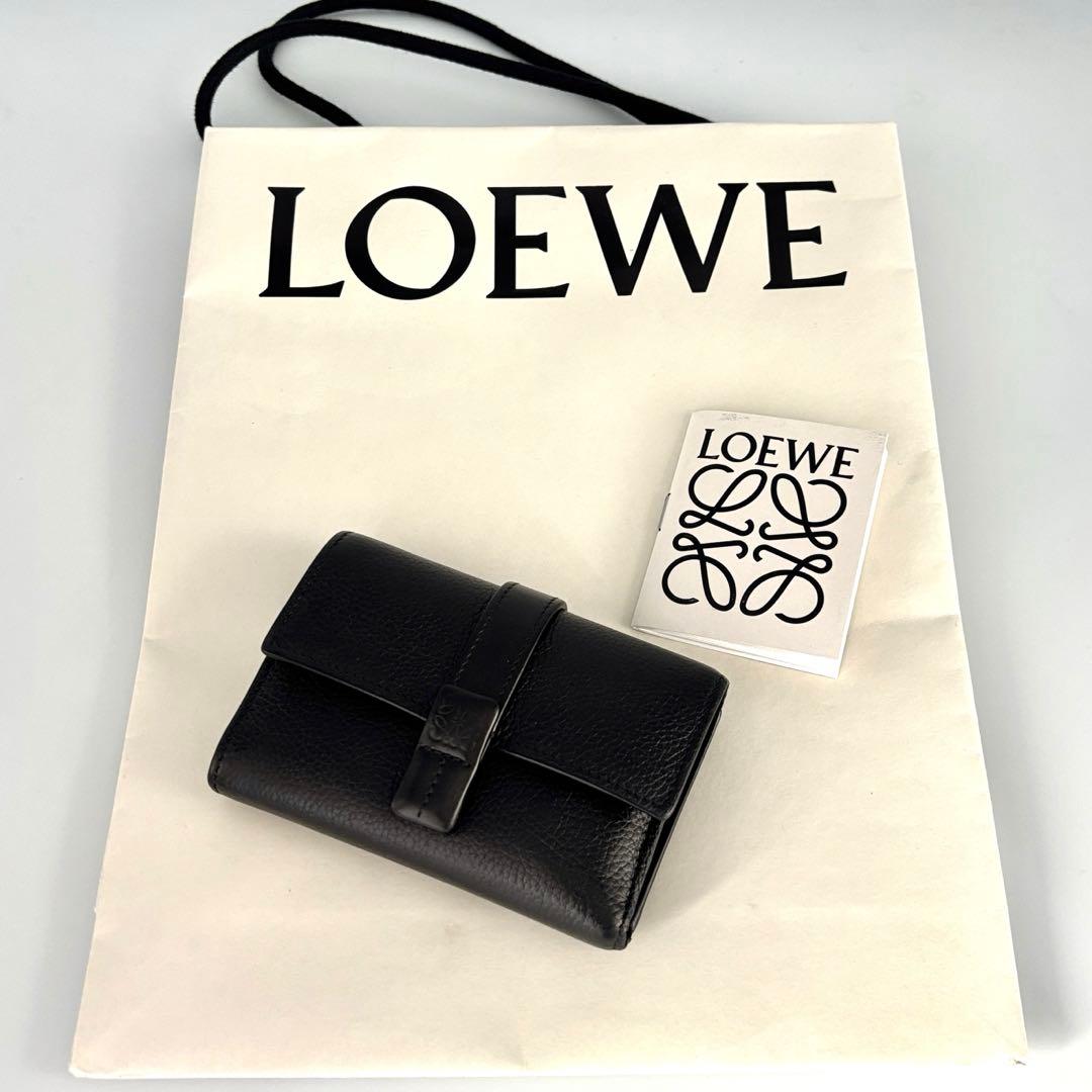 美品✨️LOEWE ロエベ 三つ折り財布 バーティカルウォレット 財布