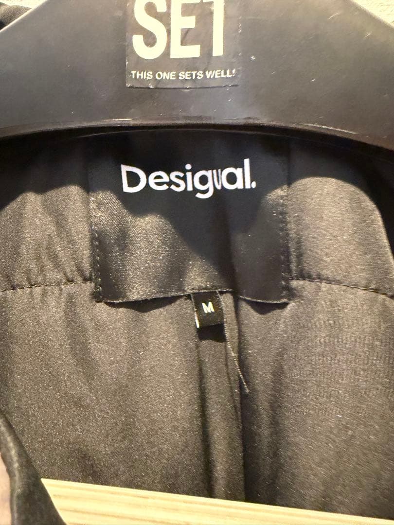 Desigual グラデーション フードモッズコート