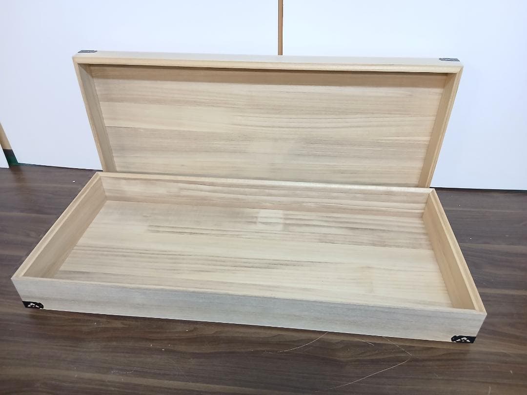桐衣装ケース 一段 金具付き(塗装あり) 桐箱