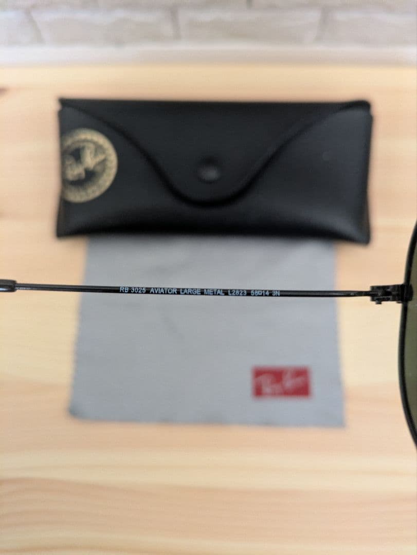 『斑鳩様用』Ray-Ban RB3025 アビエーター L2823 58□14