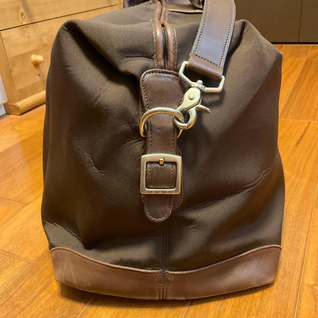 COACH コーチ ブラウン ボストンバッグ 大容量