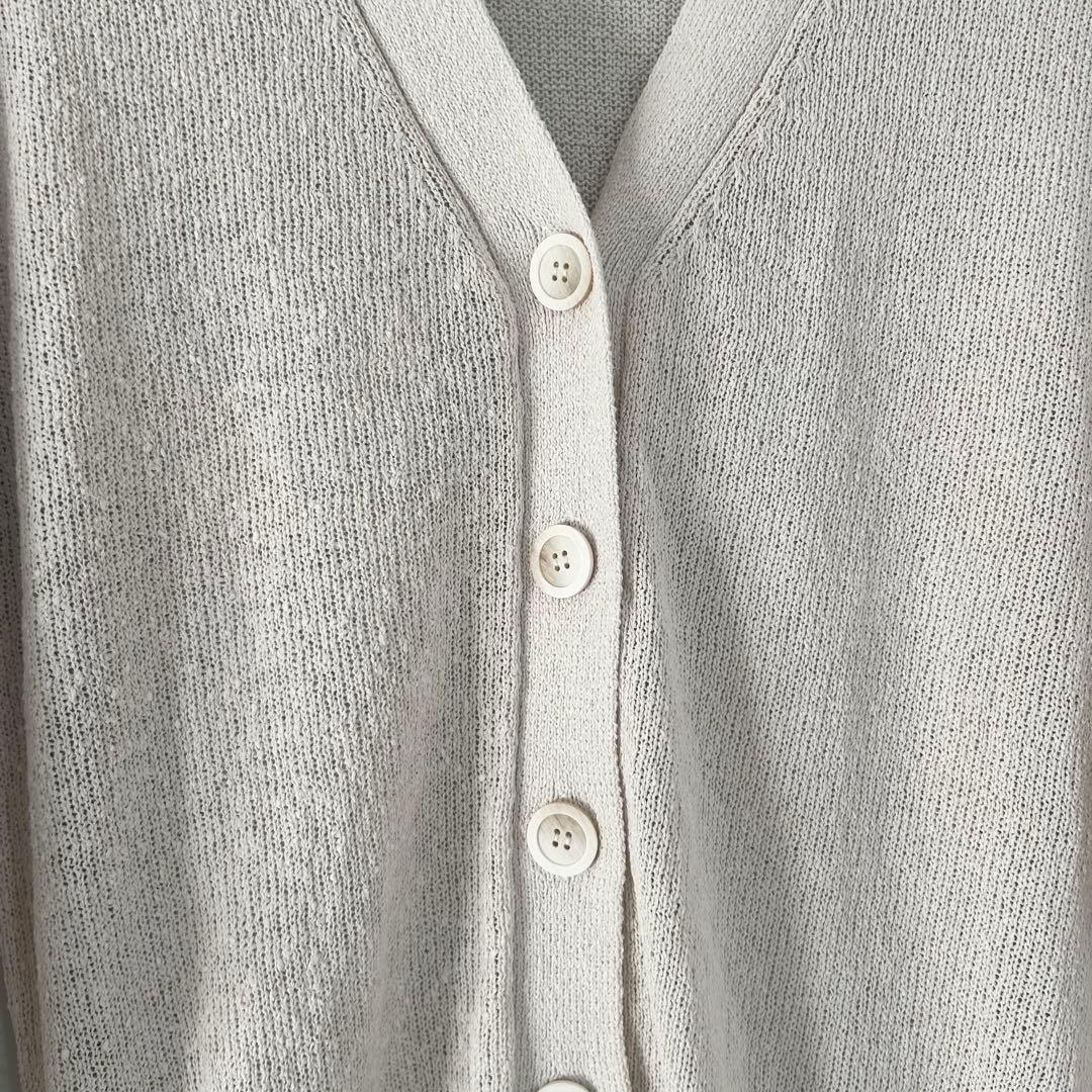 ウィムガゼット　25SS ペーパーヤーンカーディガン