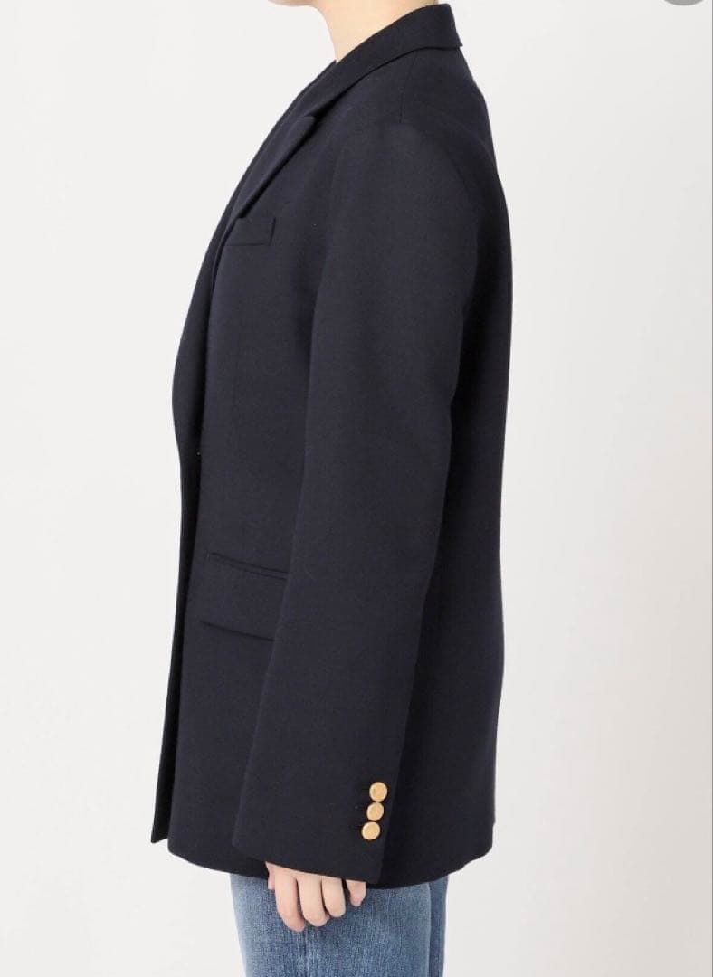 Spick and Span ダブルクロスピークドラペルジャケット