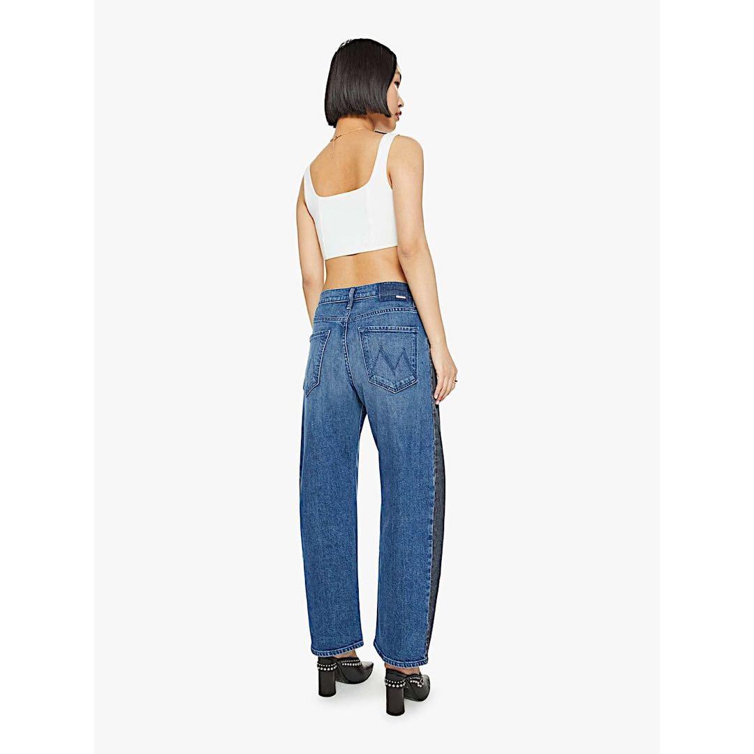 MOTHER DENIM 28インチ バレルレッグ カーブデニム