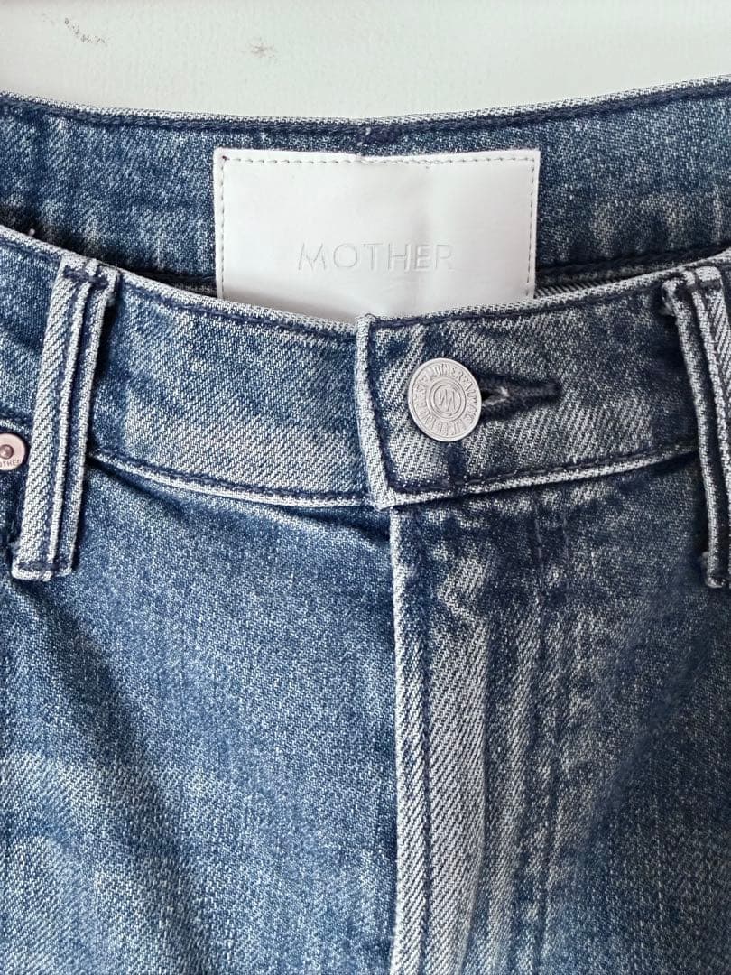 MOTHER DENIM 28インチ バレルレッグ カーブデニム