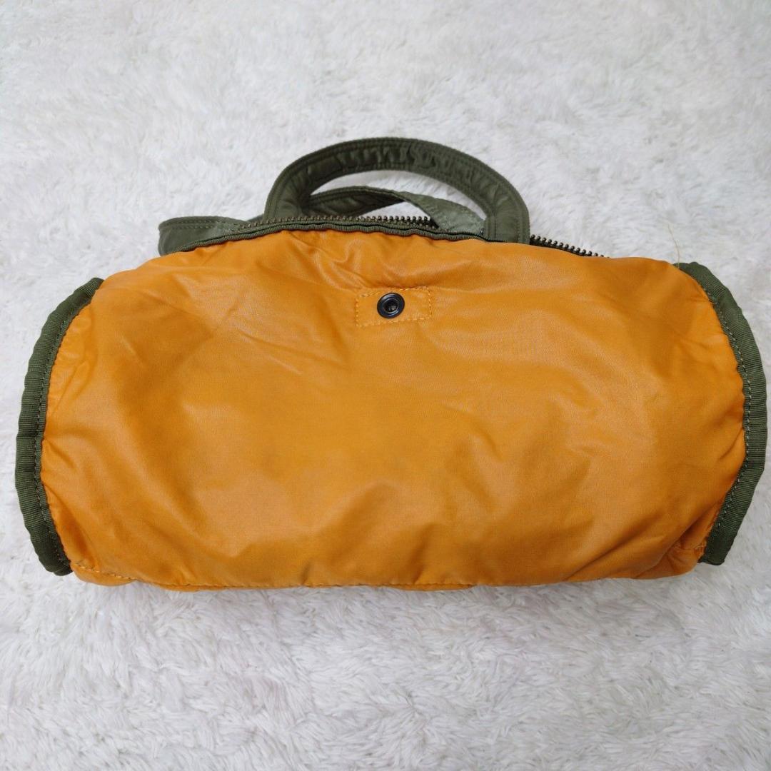 【希少廃番品】PORTER ポーター タンカー ミニボストン S セージグリーン