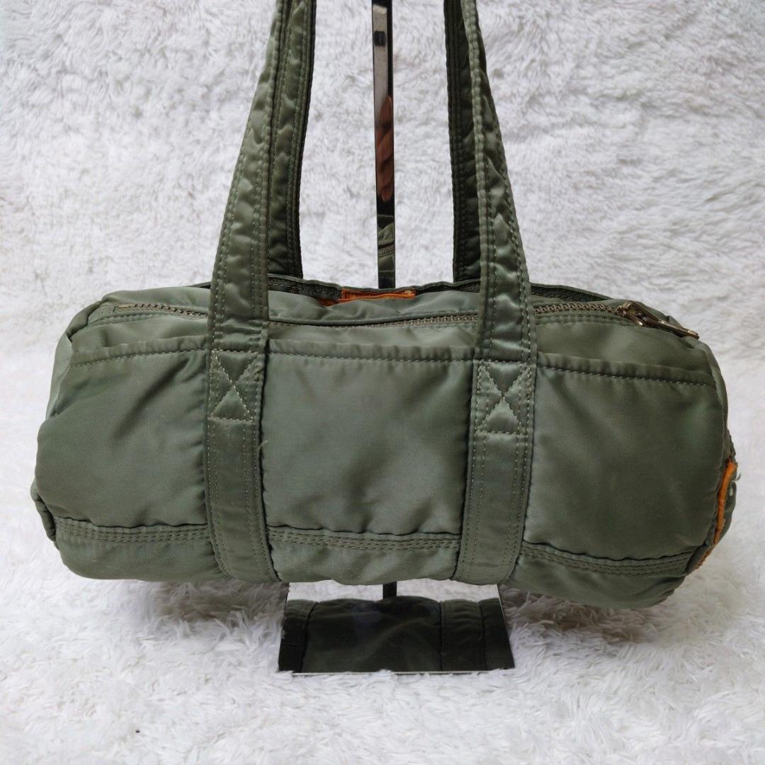 【希少廃番品】PORTER ポーター タンカー ミニボストン S セージグリーン