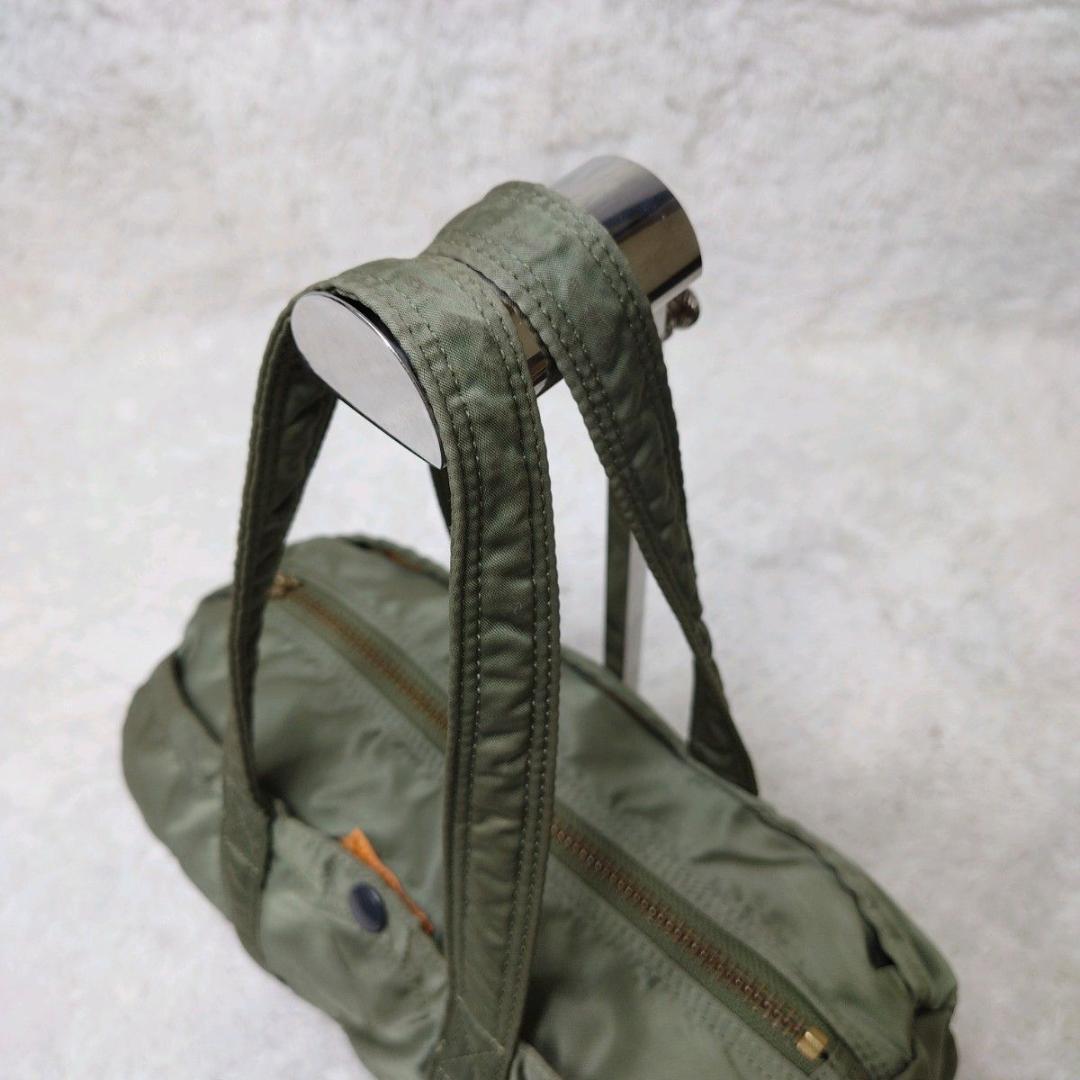 【希少廃番品】PORTER ポーター タンカー ミニボストン S セージグリーン