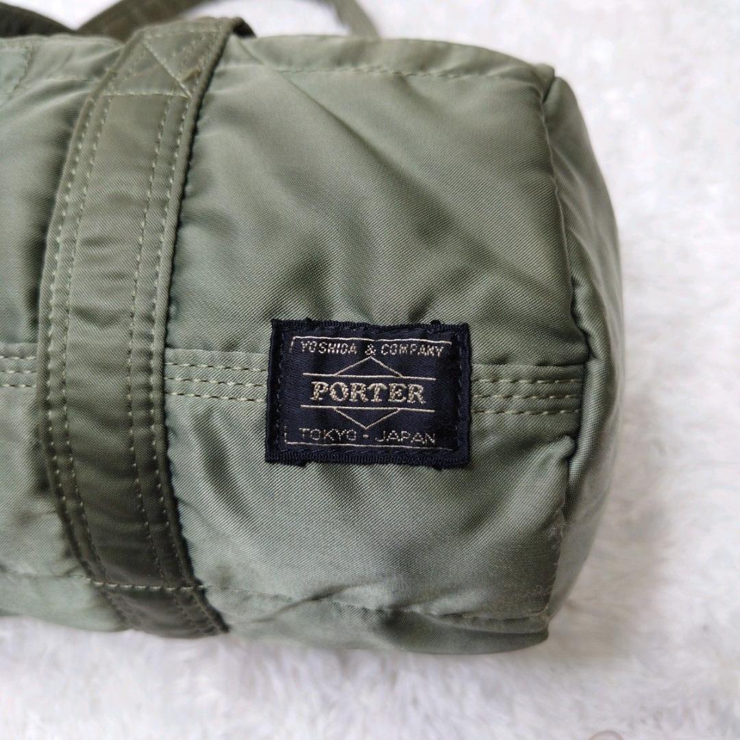 【希少廃番品】PORTER ポーター タンカー ミニボストン S セージグリーン