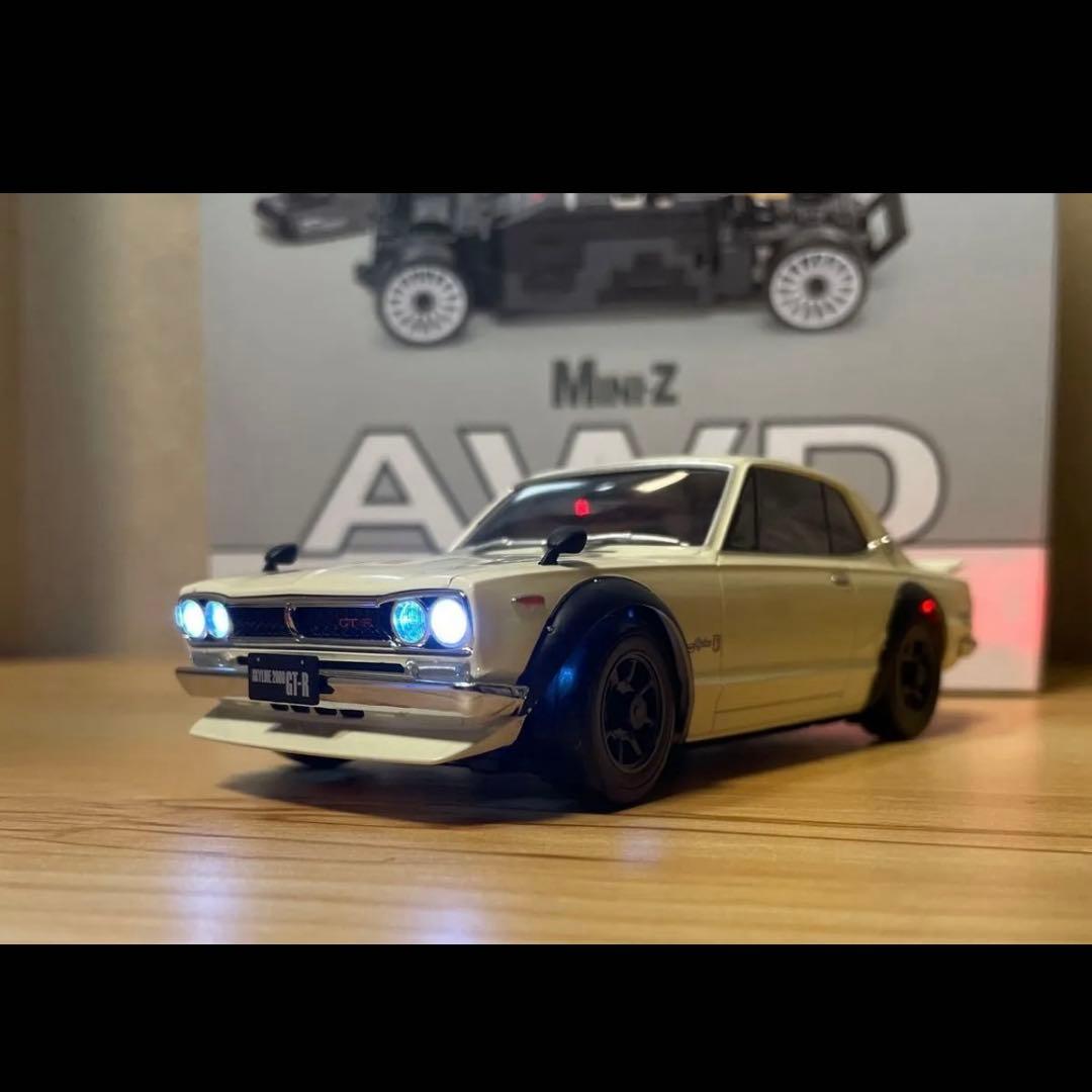 京商ミニッツAWDレディセット日産スカイライン2000GT-Rライトユニット付き