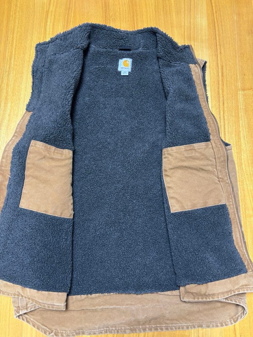 Carhartt カーハート ボア ベスト XL tall ブラウン トラビス