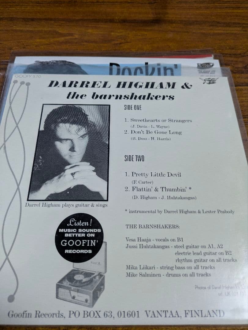 メルカリ★未聴★Darrel Higham★ロカビリー★７インチシングル盤セット