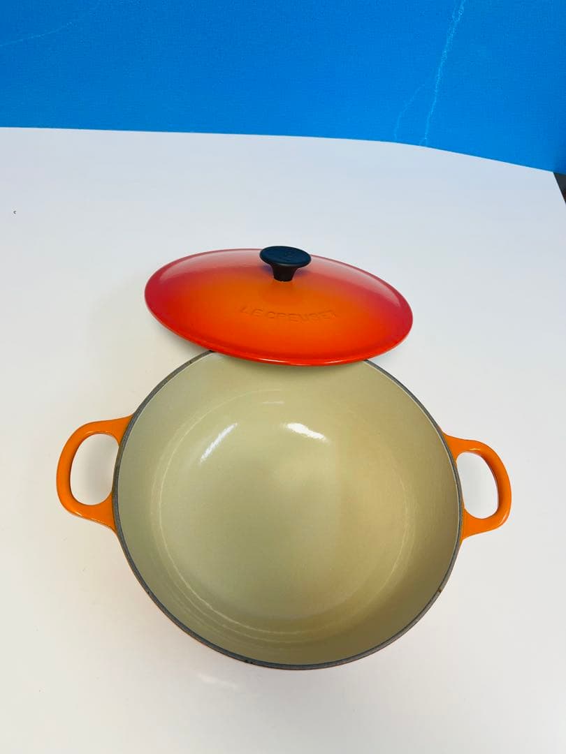 ルクルーゼ LE CREUSET マルミット 22cm オレンジ